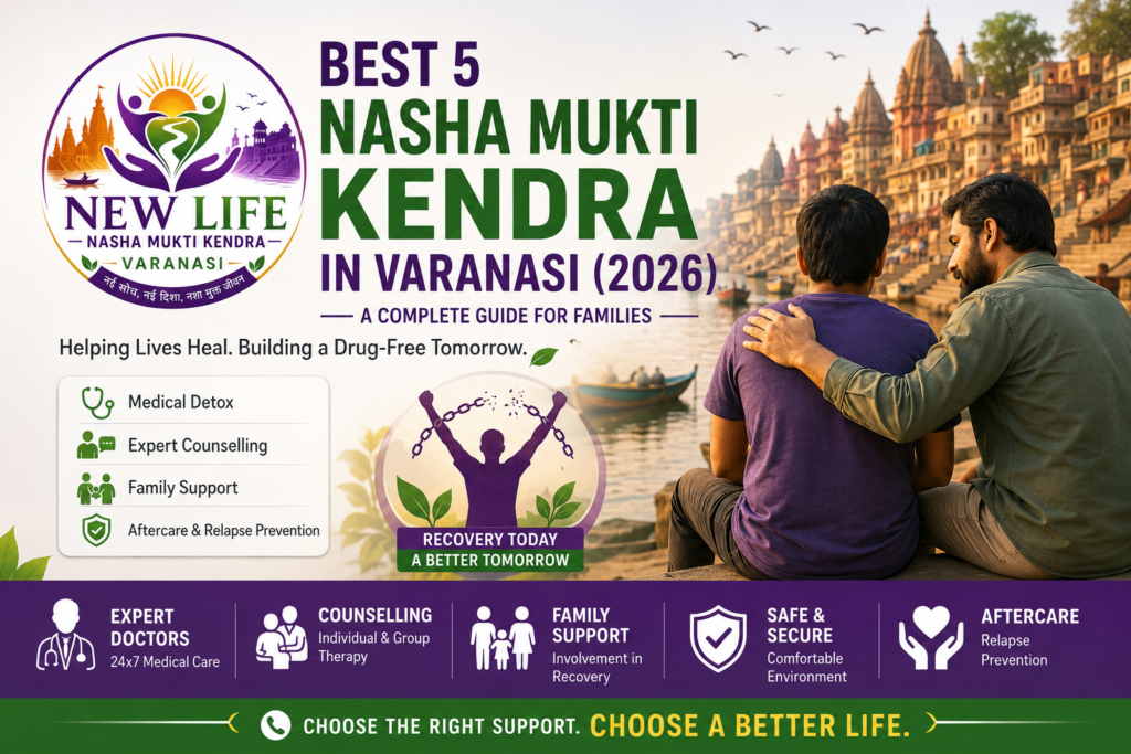 Best 5 Nasha Mukti Kendra in Varanasi